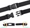 5 Pack 3/4" Side Release Buckle Dual Adjustable 5 Yards 3/4" PP Strap Webbing Outdoor Camping Backpack Sleeping Bag Tent Belt Tied Band Accessories (Size 3/4" (5 Buckle + 5 Yards Webbing))